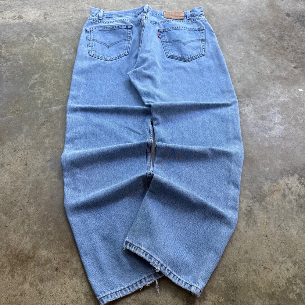 Vintage Early 2000s Levis 505 Workwear Y2K Gorpcore Jeans‎ Blue 36x30 d7